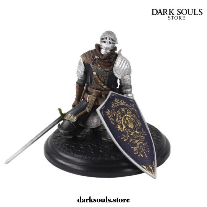 14Cm Dark Souls Black Faraam Knight With Sword Pvc Figure