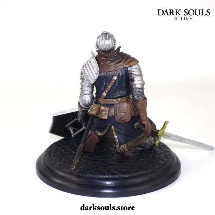 14Cm Dark Souls Black Faraam Knight With Sword Pvc Figure