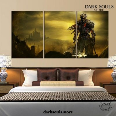 3Pcs Game Dark Souls Warrior Canvas Wall Art