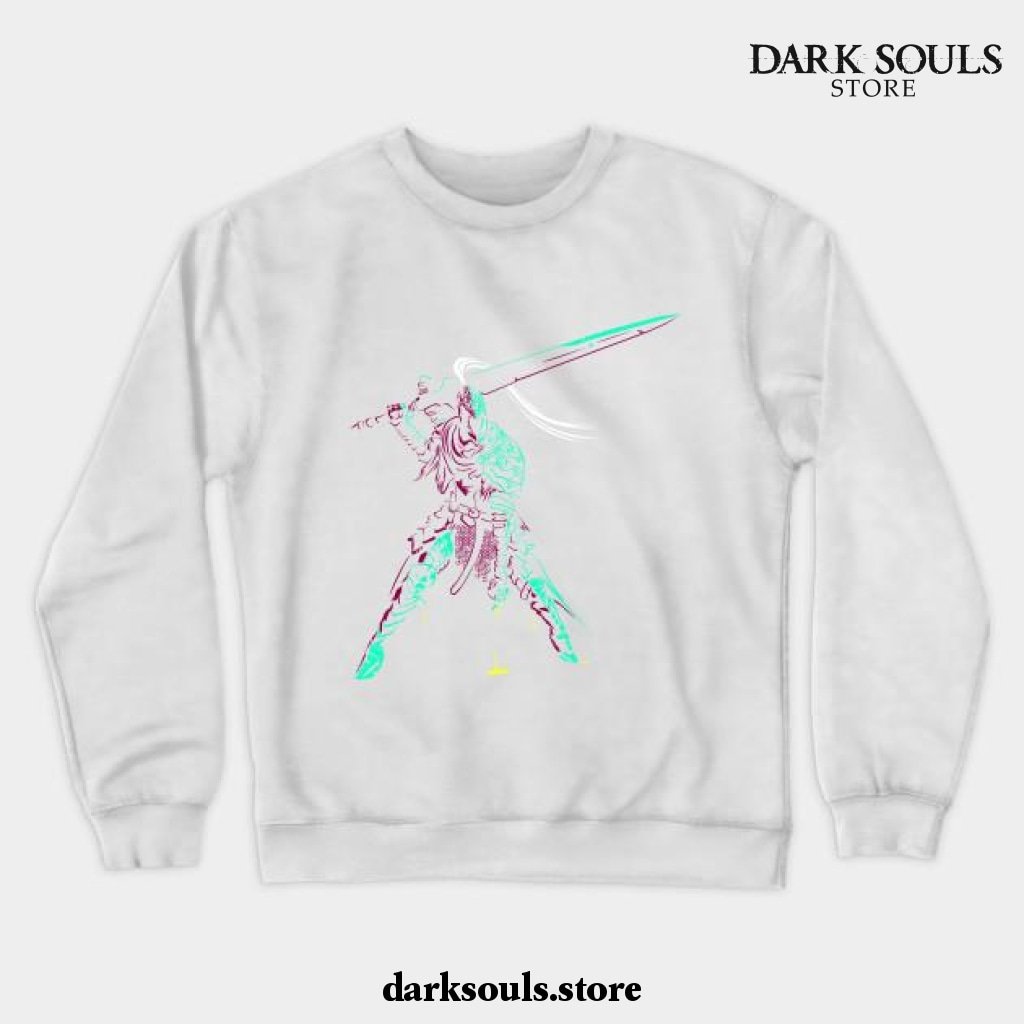 Dark Souls Sweatshirts Collection 2024   Artorias Crewneck Sweatshirt White S 462 