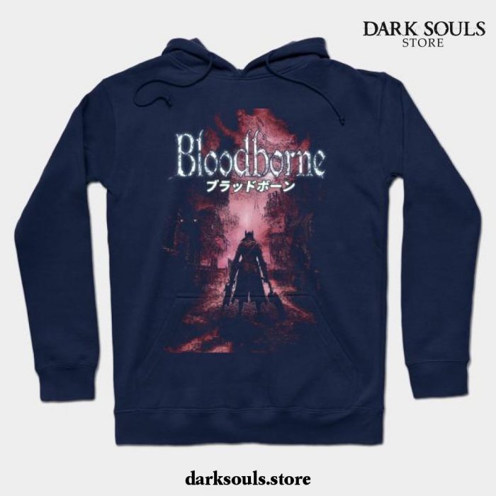 Bloodborne Hoodie Navy Blue / S