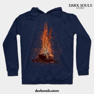 Bonfire Of Souls Hoodie Navy Blue / S