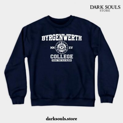 Byrgenwerth College Crewneck Sweatshirt Navy Blue / S