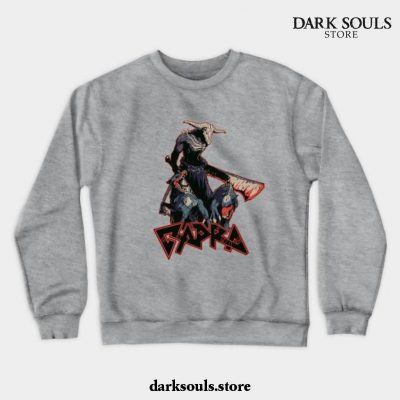 Capra Demon Unofficial Dark Souls Metal Band Tee Crewneck Sweatshirt Gray / S