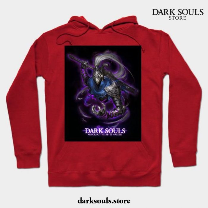 Dark Soul Artorias Warrior Hoodie Red / S