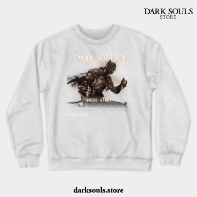 Dark Souls 3 Retro Game Crewneck Sweatshirt White / S