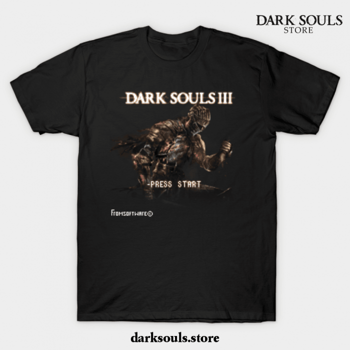 Dark Souls 3 Retro Game T-Shirt Black / S