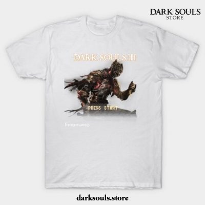 Dark Souls 3 Retro Game T-Shirt White / S