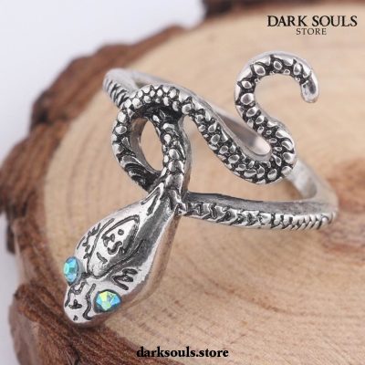 Dark Souls 3 Vintage Alloy Snake Cat Shape Metal Rings