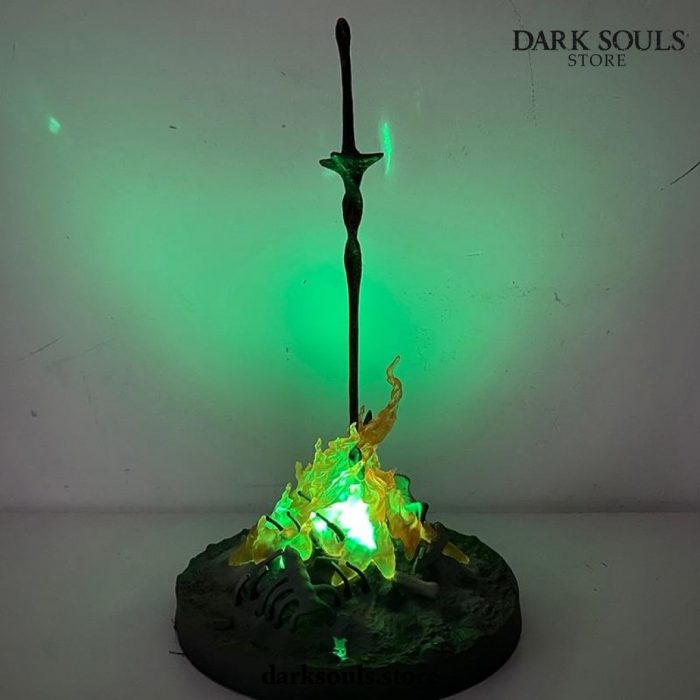 Dark Souls Bonfire Led Lamp Black Faraam Knight Action Figure