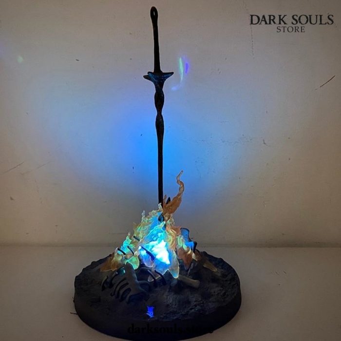 Dark Souls Bonfire Led Lamp Black Faraam Knight Action Figure