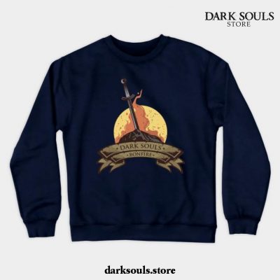 Dark Souls Crewneck Sweatshirt Navy Blue / S