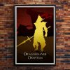 Dark Souls Dragonslayer Ornstein Minimal Poster