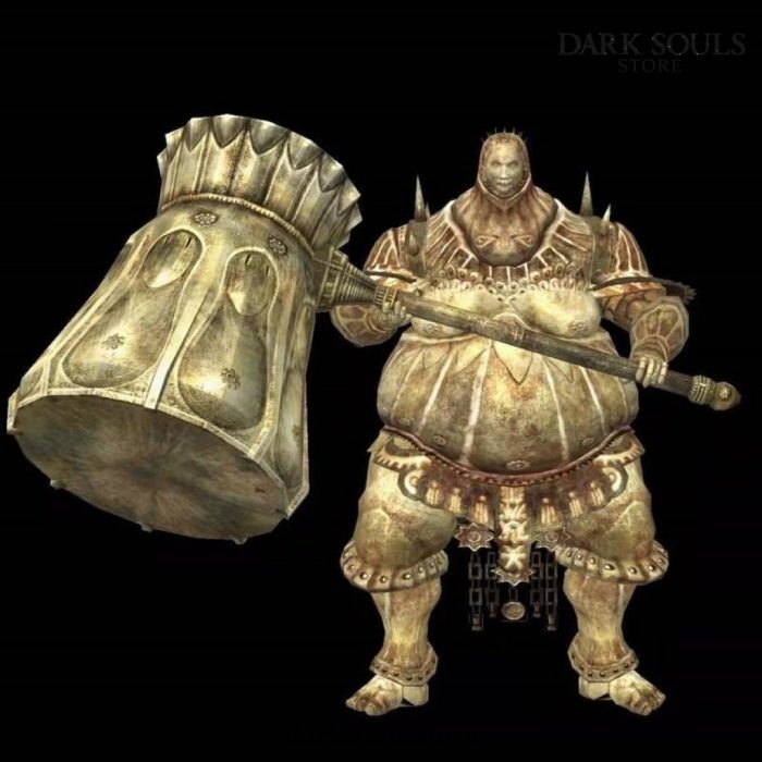 Dark Souls Executioner Smough Hammer Figure Keychain