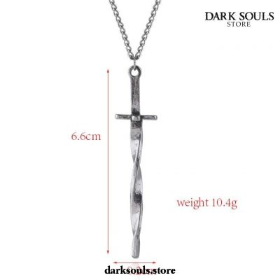 Dark Souls Firelink Coiled Sword Charm Pendant Necklace