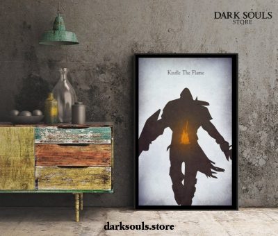 Dark Souls Kindle The Flame Minimal Poster