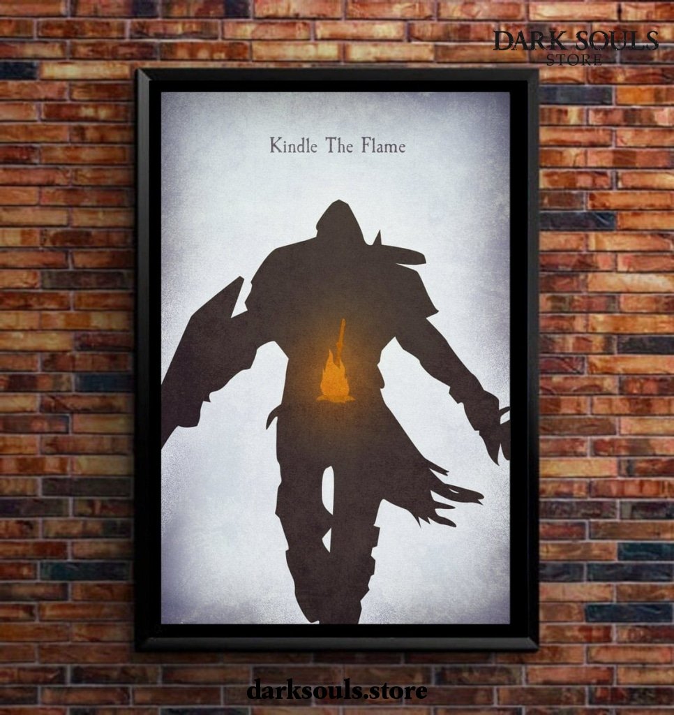 Dark Souls Posters Collection 2024   Dark Souls Kindle The Flame Minimal Poster 939 