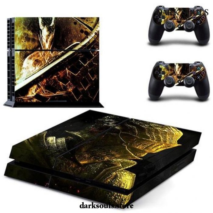 Game Dark Souls Iii Ps4 Skin Sticker Decal For Sony Playstation 4 Console And 2 Controllers Style 10