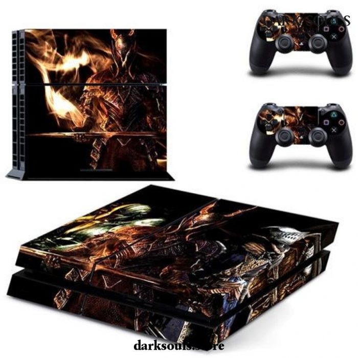 Game Dark Souls Iii Ps4 Skin Sticker Decal For Sony Playstation 4 Console And 2 Controllers Style 13