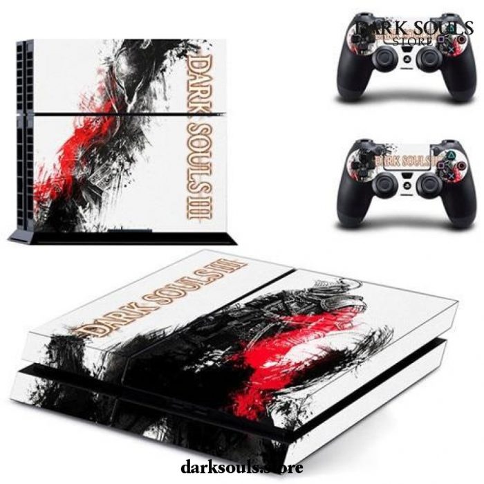 Game Dark Souls Iii Ps4 Skin Sticker Decal For Sony Playstation 4 Console And 2 Controllers Style 5