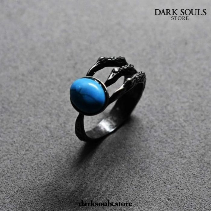 Game Dark Souls Ring Clutch Crystal Rings 8 / Blue