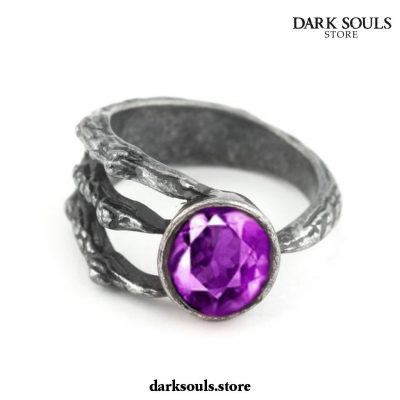 Game Dark Souls Ring Clutch Crystal Rings 8 / Purple