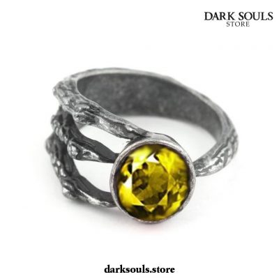 Game Dark Souls Ring Clutch Crystal Rings 8 / Yellow