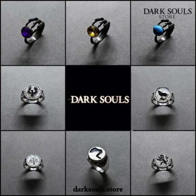 Game Dark Souls Ring Clutch Crystal Rings