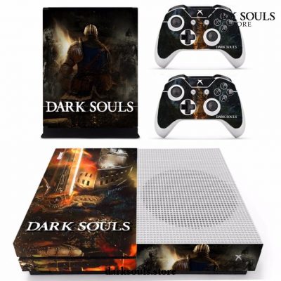 Game Dark Souls Skin Sticker Decal For Microsoft Xbox One S Console And 2 Controllers