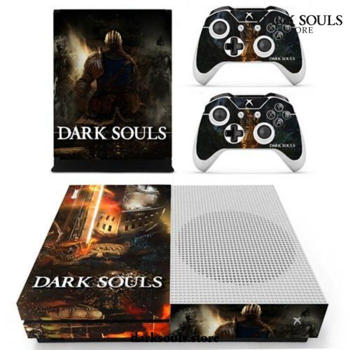 Game Dark Souls Skin Sticker Decal For Microsoft Xbox One S Console And 2 Controllers Style 1
