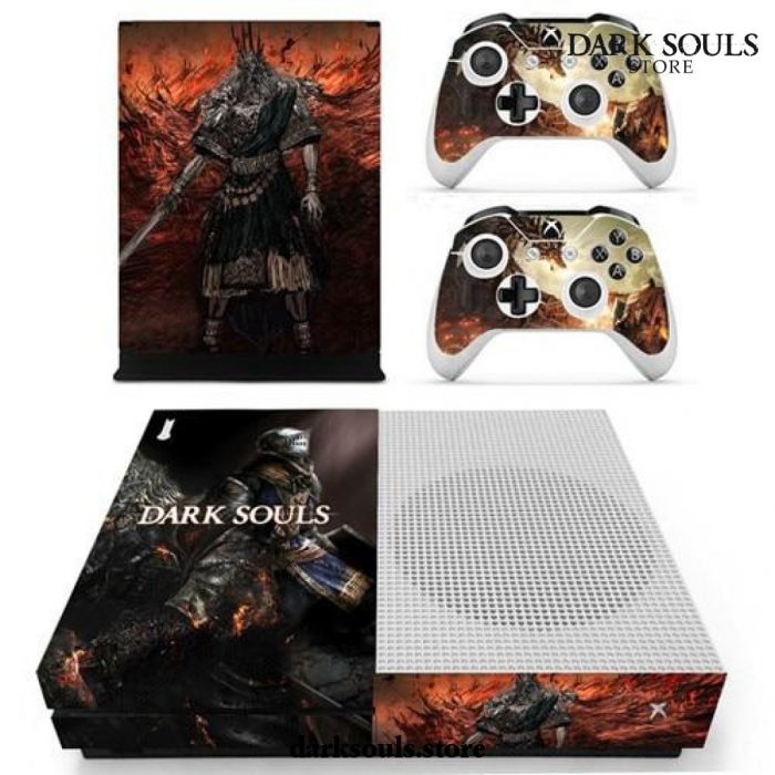 Game Dark Souls Skin Sticker Decal For Microsoft Xbox One S Console And 2 Controllers Style 8