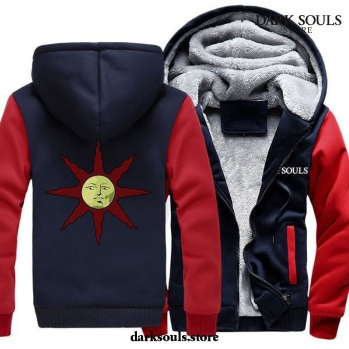 Game Dark Souls Solaire Of Astora Praise The Sun Cosplay Jacket Red / Xxl