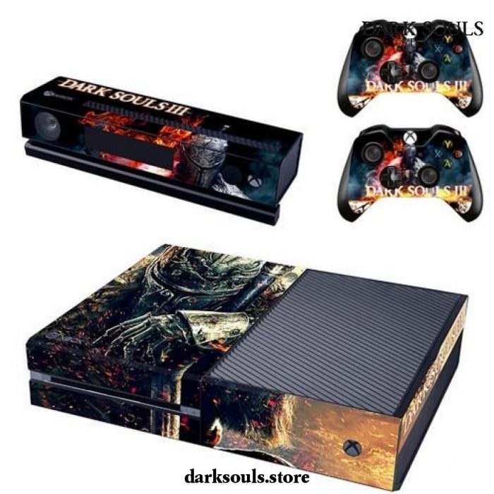 New 2021 Dark Souls Iii Skin Sticker Decal For Microsoft Xbox One Console And 2 Controllers Style 3