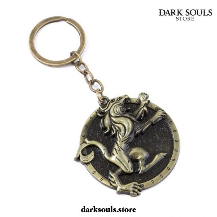 New Dark Souls Eagle Lion Dragon Badage Keychains Style 2