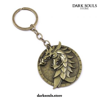New Dark Souls Eagle Lion Dragon Badage Keychains Style 3
