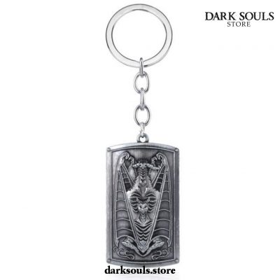 New Dark Souls Keychain - Shield Sword Pendant Metal Style 3