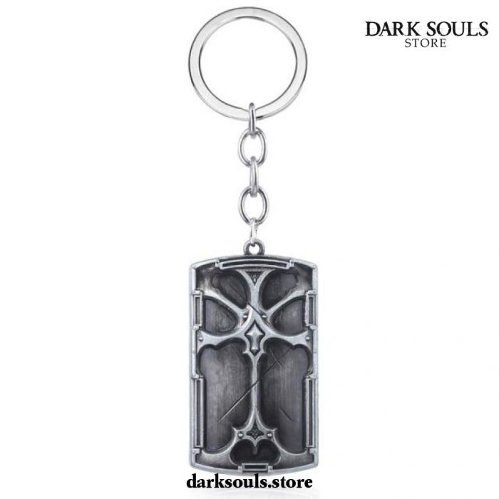 New Dark Souls Keychain - Shield Sword Pendant Metal Style 4