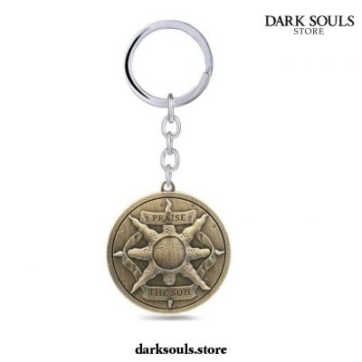 New Game Dark Souls Iii Praise The Sun Emblem Collection Pendant Necklace Keychain