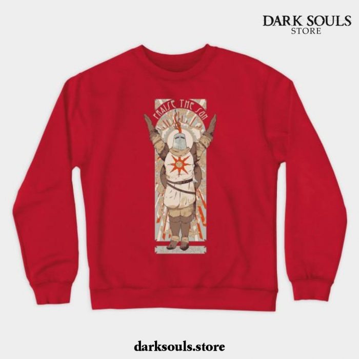 Praise The Sun Crewneck Sweatshirt Red / S