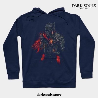 Red Knight Hoodie Navy Blue / S