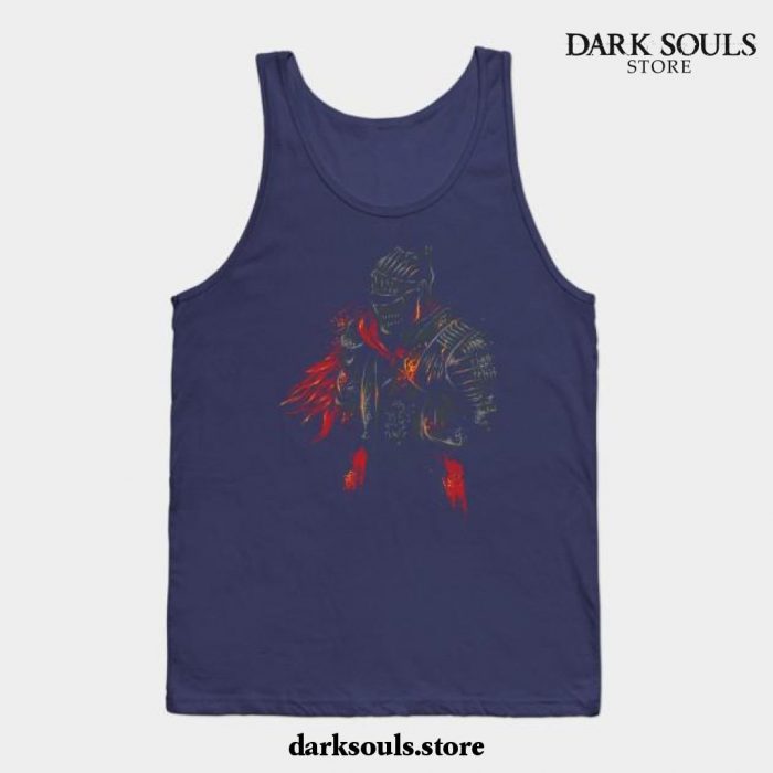 Red Knight Tank Top Navy Blue / S