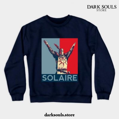 Solaire_S Hope Crewneck Sweatshirt Navy Blue / S