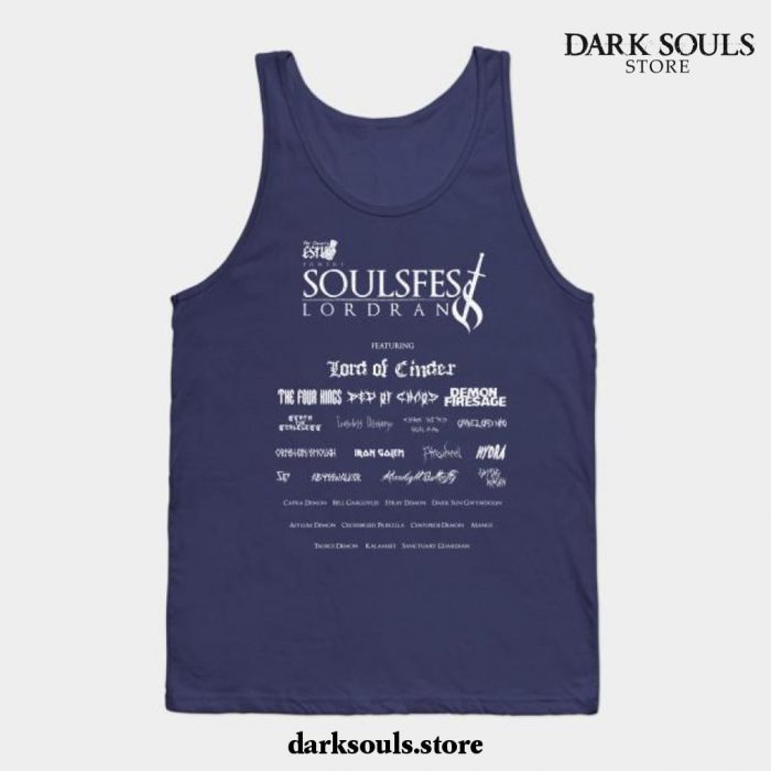 Soulsfest Tank Top Navy Blue / S