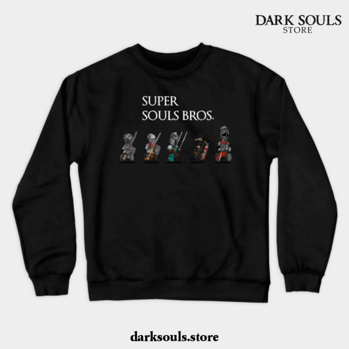 Super Souls Bros. Crewneck Sweatshirt Black / S