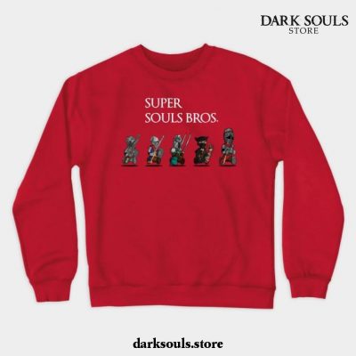 Super Souls Bros. Crewneck Sweatshirt Red / S