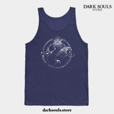 The First Flame Tank Top Navy Blue / S