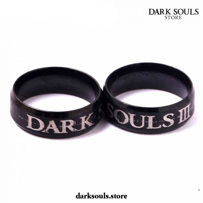 Vintage Rings Dark Souls Iii Darkmoon Stainless Steel Ring