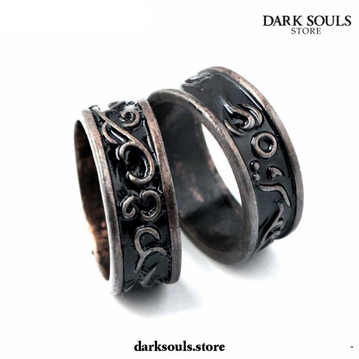 Vintage Rings Dark Souls Iii Darkmoon Stainless Steel Ring