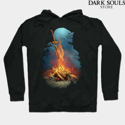 Dark Souls Bonfire Hoodie Black / S