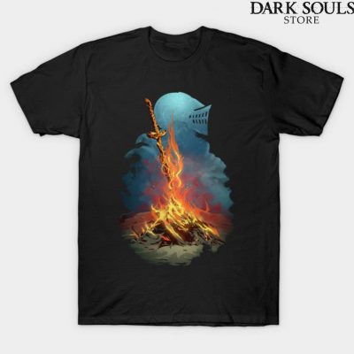 Dark Souls Bonfire T-Shirt Black / S